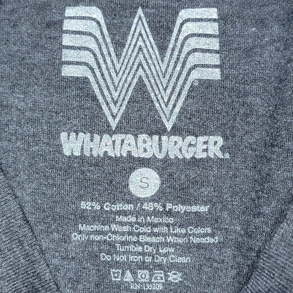 Whataburger LS Dark Grey Unisex Tee "Gotta Gitcha One!" - Size Small - Picture 4 of 4